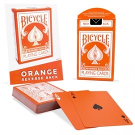 Bicycle Orange Reverse Deck